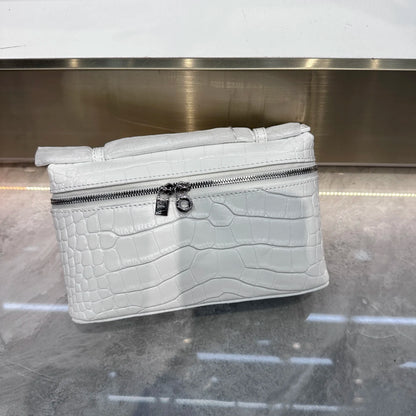 Shoulder Bag Handbag women Luxury Women's Crocodile Embossed Mobile Phone Handbag Brand New LP19 Genuine Leather Mini Small size