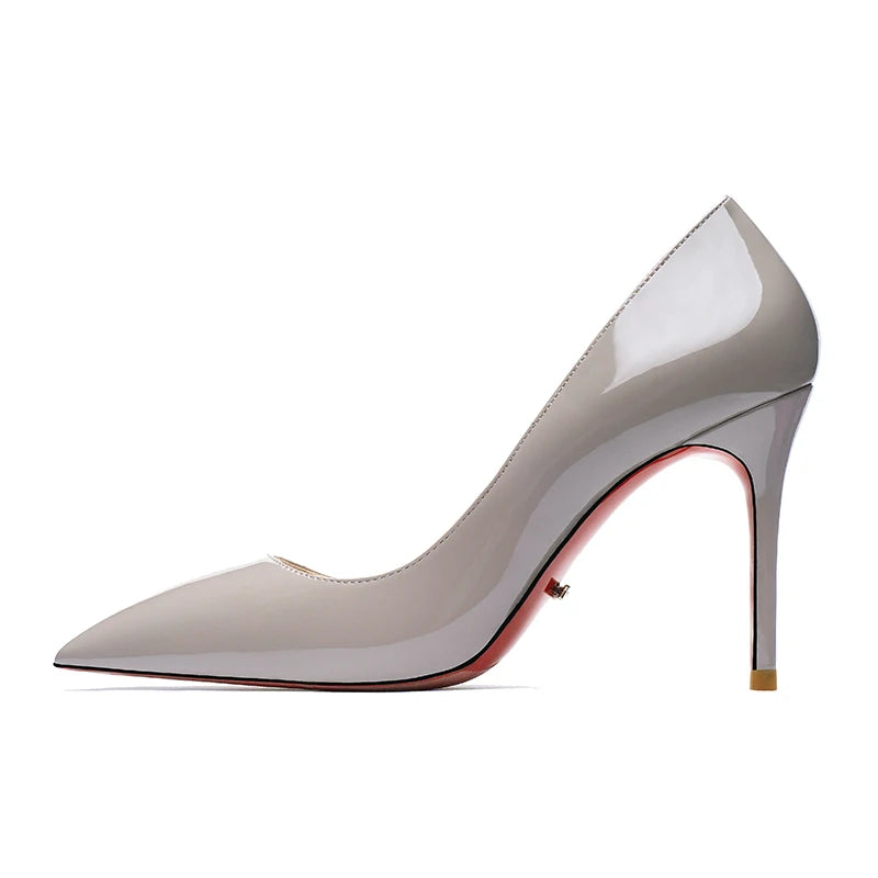 Woman Shoes 2025 Luxury Brand Red sole Pumps Red Bottom Pointed Toe Designer High Heels Party Elegant Fashion Ladies Shoes 12cm