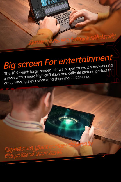 OneXPlayer X1 Pro 3In1 Handheld Console Mini Laptop Tablet A1470-32+2TB LPDDR5 2TB 10.95'120Hz Touch Win11 AI Camera HDMI Output