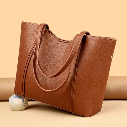Luxury Designer Women Bags High Quality Leather Shoulder Crossbody Messenger Tote Bag Branded Large Handbag Purses for Female
