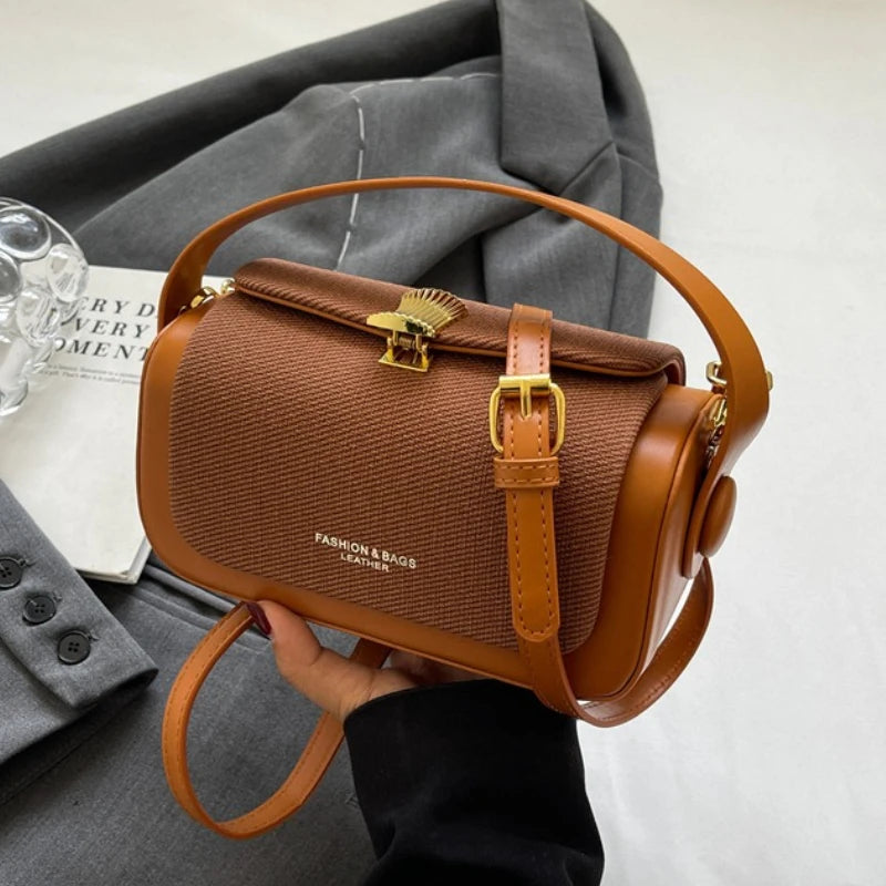 Simple Fashion Mini Square Women Crossbody Bags 2026 Luxury Designer Purses And Handbags Box Shape Pure Color Shoulder Satchels