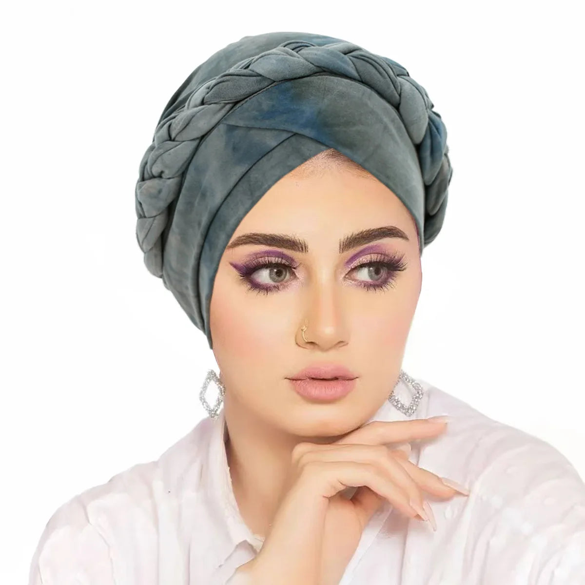 2026 New Head Scarf for Muslim Women Print Braid Turban Bonnet Hijab Caps Inner Hijabs Femme Musulman Arab Wrap Turbantes