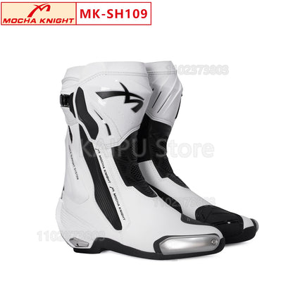 Motorcycle Track Riding Boots CE Certification Professional Racing Botas BENKIA Waterproof Boots High Quality Botas Motocross