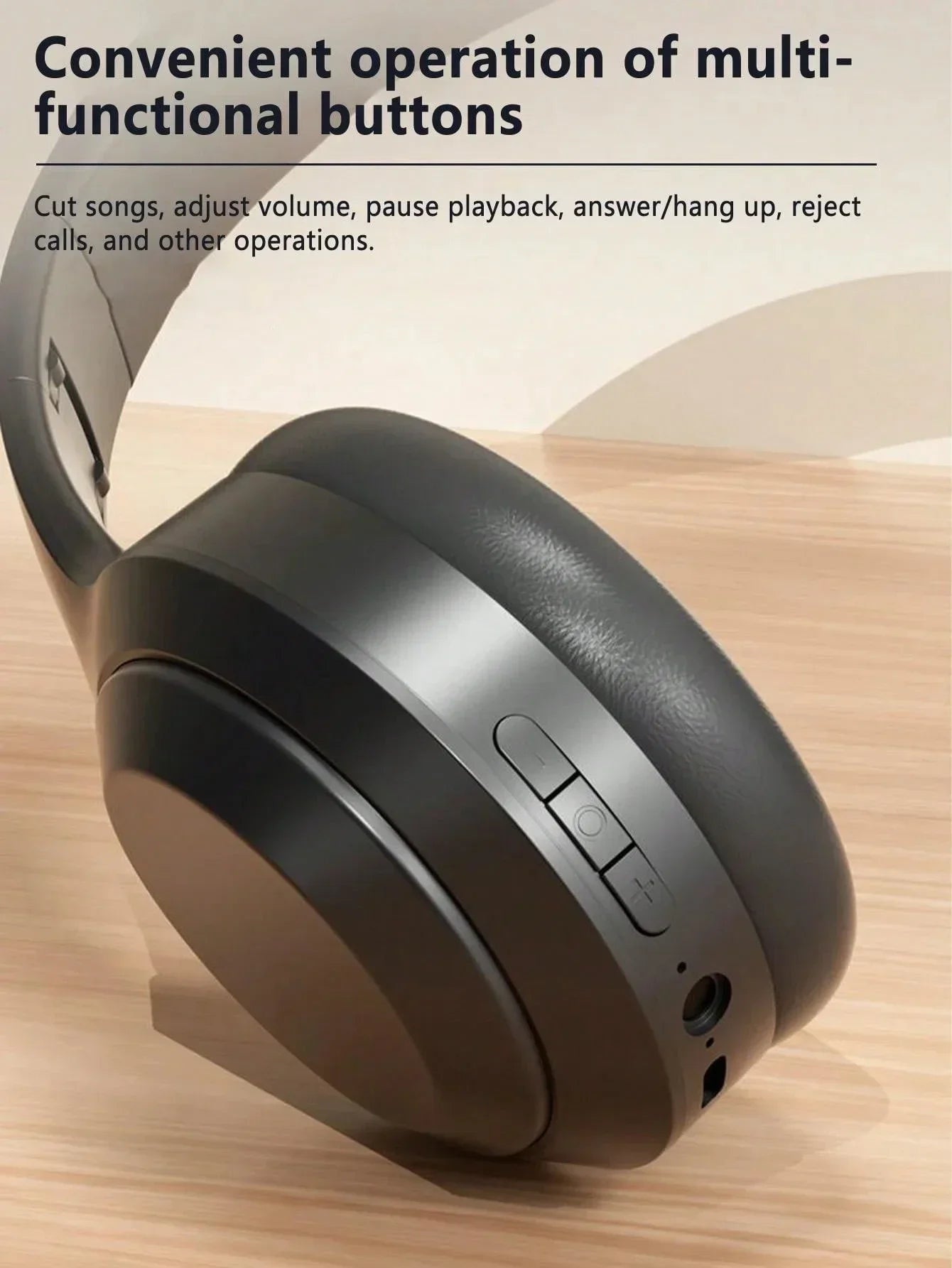 M5 Over Ear Headsets Bluetooth 5.3 Gaming Headphones Dual Mode Wireless Earphones Foldable Noise Reduction Headsets For Xiaomi