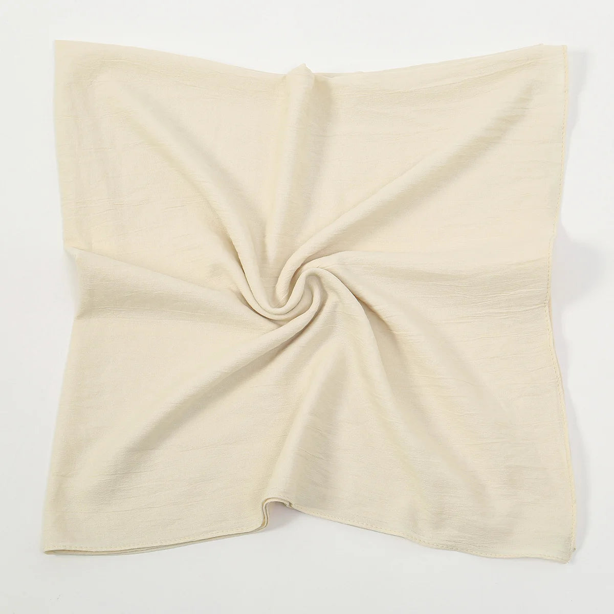 90*90cm Thin Soft Square Scarves for Women Simplicity Solid Color Cotton Linen Headscarf Muslim Female's Hijabs Bag Accessories