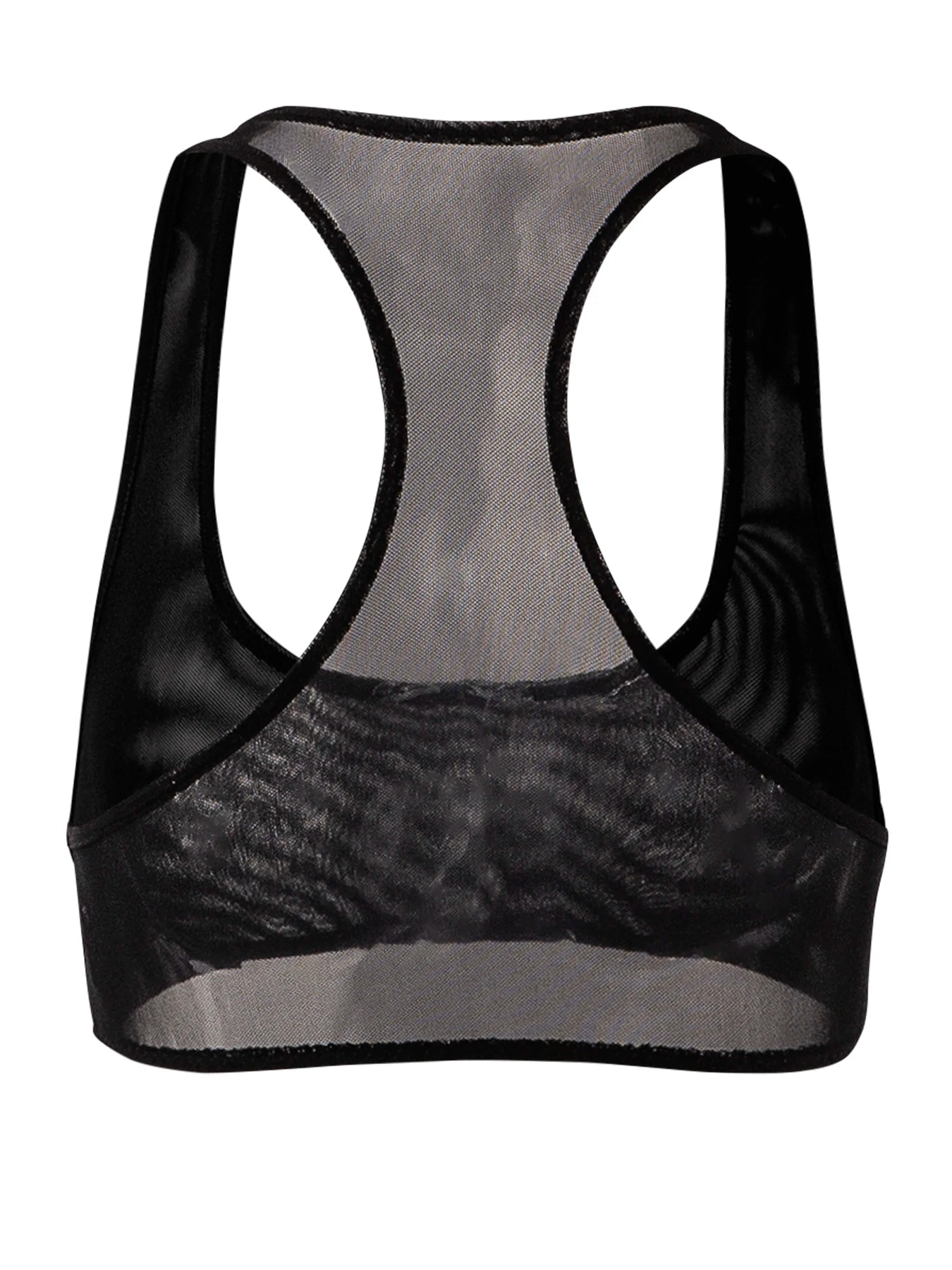 Women's Simple Slimming Street-Style Solid Color Semi-sheer Sleeveless Crop Top Women Gym Outfit