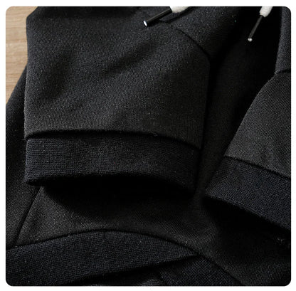 Autumn and Spring Pet Clothes Cute Little Medium Dog Hoodie Clothes Fashion Soft Casual Comfortable Black Cool Apparel Pets Fall