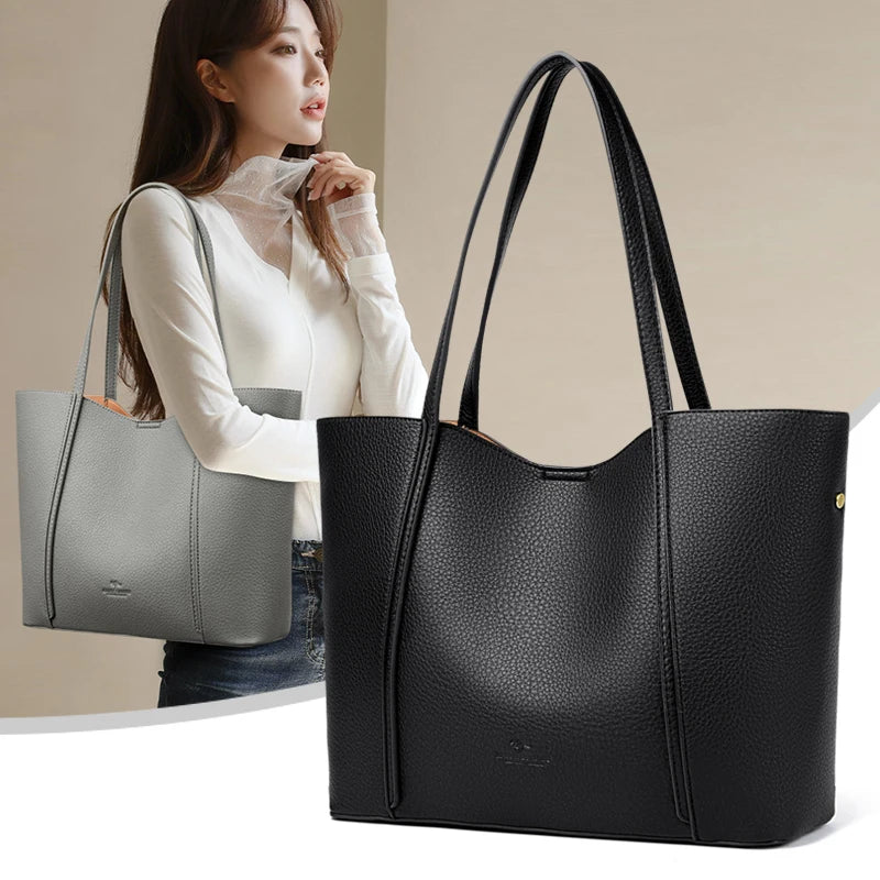 Luxury Designer Women Bags High Quality Leather Shoulder Crossbody Messenger Tote Bag Branded Large Handbag Purses for Female