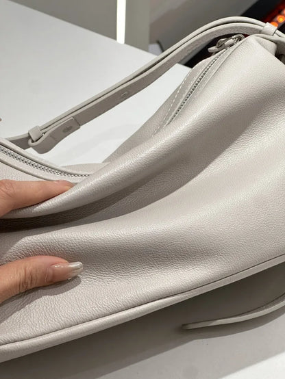 High Quality 2025 Luxury Cowhide Real Leather Crossbody Bowling Bag for Women - Ideal Commuter Bag & Ladies Gift