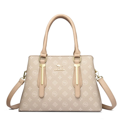 Luxury Women Handbag Fashion Print Large Capacity Shoulder Crossbody Bag Leisure Designer Soft Leather Ladies Purses and Handbag