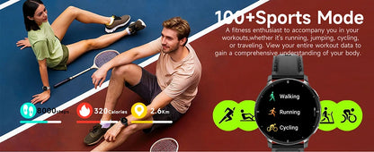 2026 New 1.32" AMOLED Smartwatch Man 466*466 Resolution Bluetooth Call LED Flashlight Fitness Tracker Smart Watch For Men Women