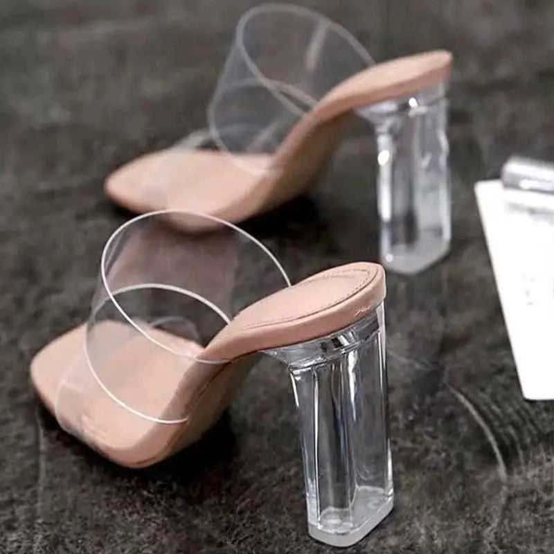 Summer Fashion Luxury Ladies Beach Sandals Clear S Women Casual Slip-On Shoes Comfortable Flat Heel Elegant Style for Women