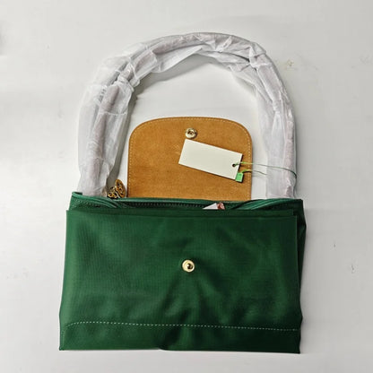 2026Foldable hobos nylon Handbag Bags Classics Lady Tote Bag embroidered Shoulder Bags short and long handles bags FOR women
