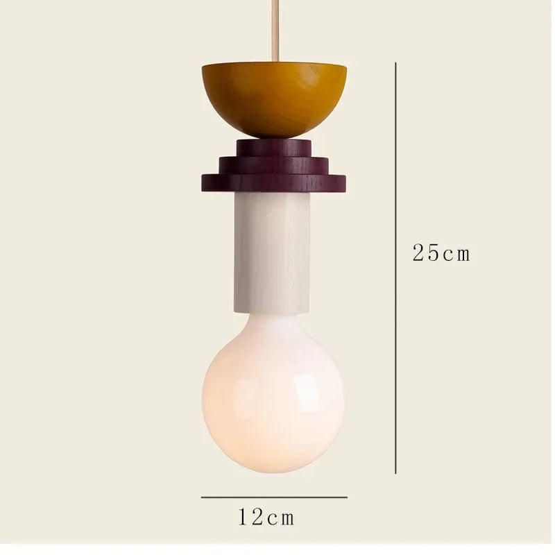 Fast Shipping Nordic Wood LED Pendant Lights Kitchen Home Decor Hanging Lamp Restaurant Ceiling Chandelier Lustre Light Fixture