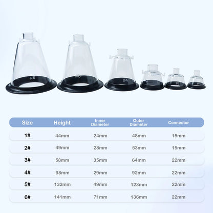 Animal Anesthesia Mask Medical Grade PVC Transparent Dome With Silicone Protective Film Fixing Ring For Pet Veterinary Equipment