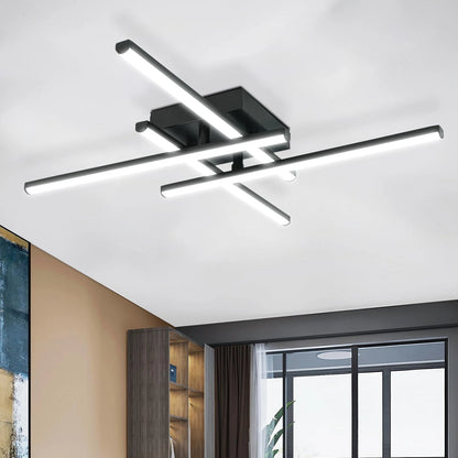 New Modern Led Ceiling Lights Black Ceiling Lamp for Living Room Bedroom Studyroom Led Lights for Room Ceiling Light Fixtures