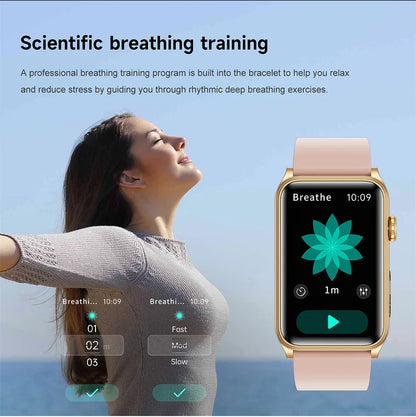 2025 New AI Health Manager Smart Watch Men Blood Pressure Blood Oxygen Sports Bluetooth Call Waterproof Health SmartWatch