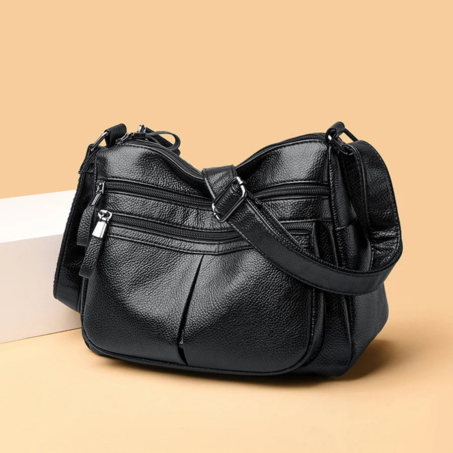 High Quality Genuine Leather Ladies Bags Fashion Purses And Handbags Famous Designer Crossbody Shoulder Bag For Women Sac A Main