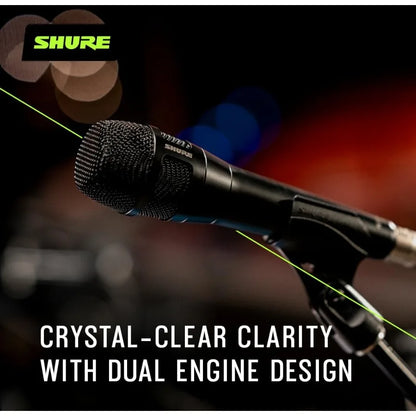 Nexadyne 8/C Cardioid Dynamic Vocal Microphone with Revonic Dual-Engine Technology - XLR Wired Mic for Live Vocals, Studio Reco