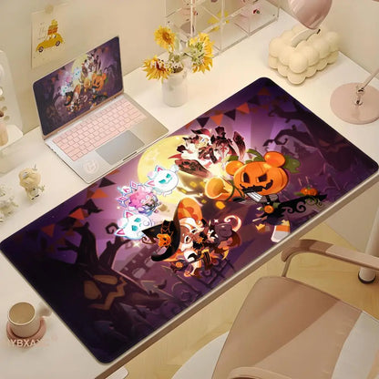 Anime Mousepad Cookie Run K-Kingdom MousePad Gaming Accessories Non-Slip Desk Mat Gamer Pc Cabinet Mouse Pad Laptop Carpet Mats