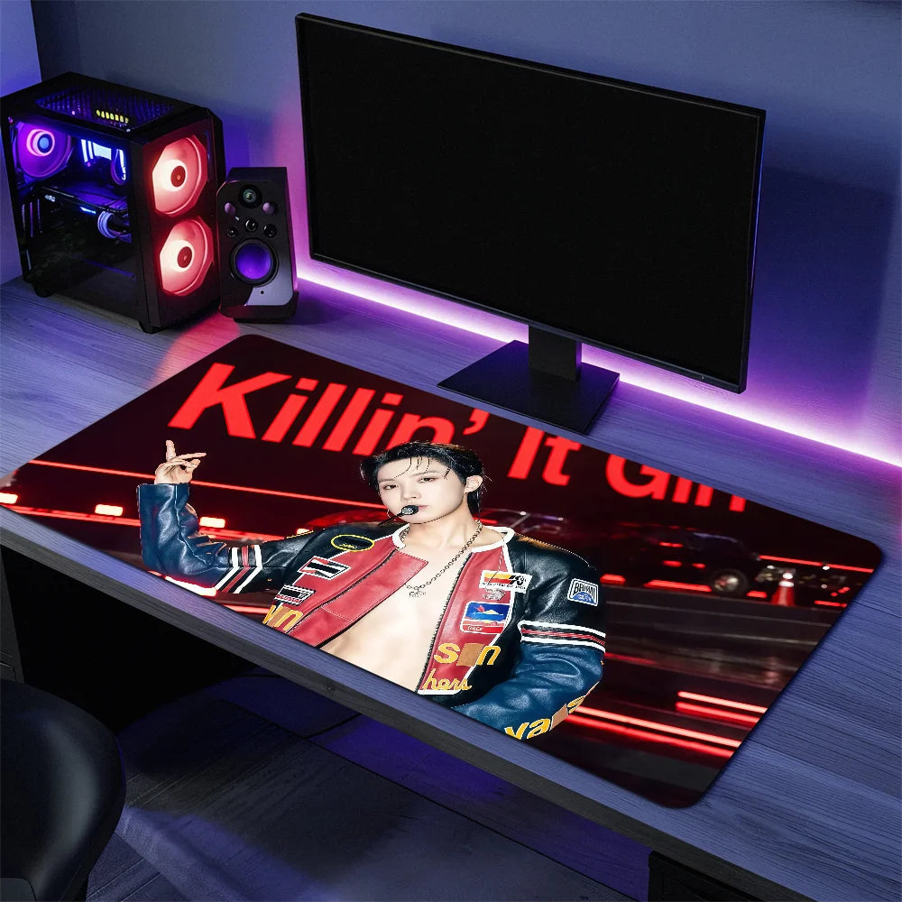 Mouse J It Pad Anti-fray Home Custom Dancer Ergonomic Office Hope Rubber Girl Large Singer Desk Mat Keyboard PC Killin Non-slip