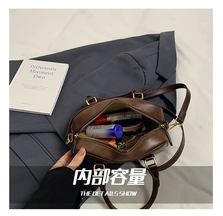 Women 2026 New Fashionable Classic Style Square Shoulder Crossbody Bags Solid Zipper Popularity Sense Luxury Handbags