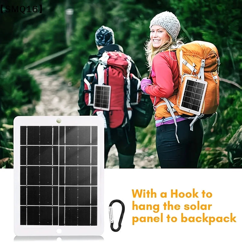 Solar Panel Portable For Fast Phone Charging,Outdoor Mini Solar Charger Outdoor Portable Solar Cell Plate【SMQ】