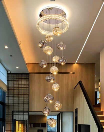 Modern Stair chandelier Pendant lights indoor lighting Ceiling lamp hanging light led Chandeliers for living room indoor lightin