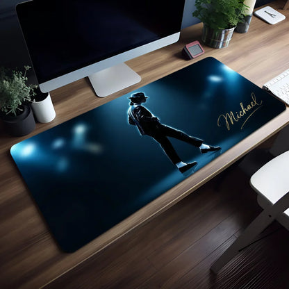 Singer Pop Mouse M-Michael Pad Non-slip Lockedge Jackson Office King Student Gaming of Thickened Large Writing Cushion MousePad