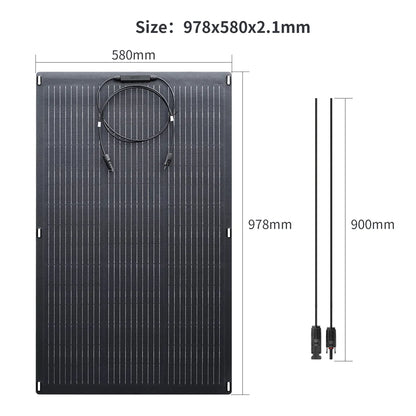 ALLPOWERS R600 LiFePO4 Battery Solar Generator 299Wh 600W Portable Power station & Solar panel 100W for Home Backup RV Camping