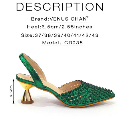 Fashion Summer 2023 Beads Decorated Muffin Bottom Sandals Wear Comfortable And Versatile Elegant Ladies Shoes And Bag Set