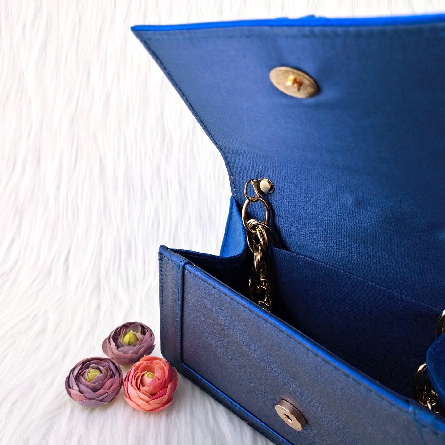 QSGFC Italian Popular Design Royal Blue Noble Three Dimensional Handbag Elegant High Heels African Ladies Shoe Bag Matching Set