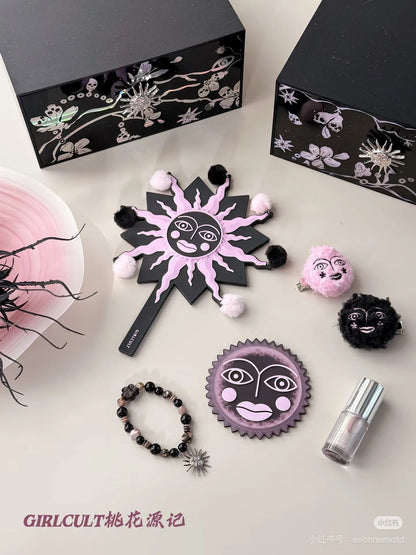 Girlcult Peach Peach Blossom Spring Allin Gift Box Lip Gloss Eye Shadow Blush Contour Conclear Multi Purpose Plate