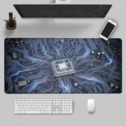 Inside Motherboard Circuit Board Mouse Pad Dropshipping Large Playmat Gaming Customized Mat Gamer Office Mousepad Bulk Desk Mat