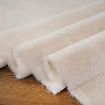 Thickened Imitation Mink Fur Grass Plush Fabric for Soft DIY Sewing Handmade Coat Vest Toy Doll Clothing Fashion Cloth Material