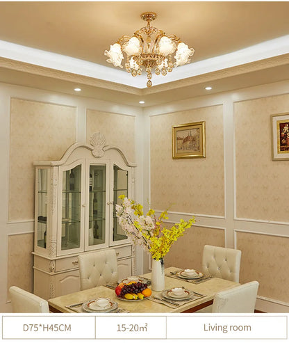Nordic Modern Luxury Ceiling Chandelier Lighting 2025 Lustre Living Room Hotel Villa Lobby Crystal Hanging Lamp Luminaria Lights