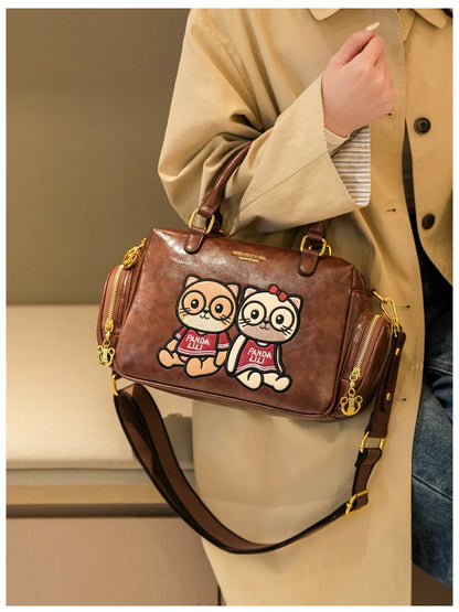 Fashion Luxury Brand Ladies Shoulder Bag Cartoon Bear Women's Crossbody Bag High Quality Tote Bag Waterproof Women's Hanbags
