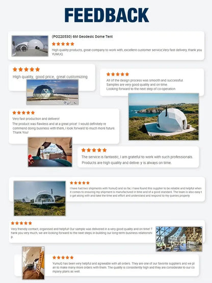 PVC Dome Tent, Waterproof Windproof Luxury Glamping Tent For Resort Hotel Outdoor Party