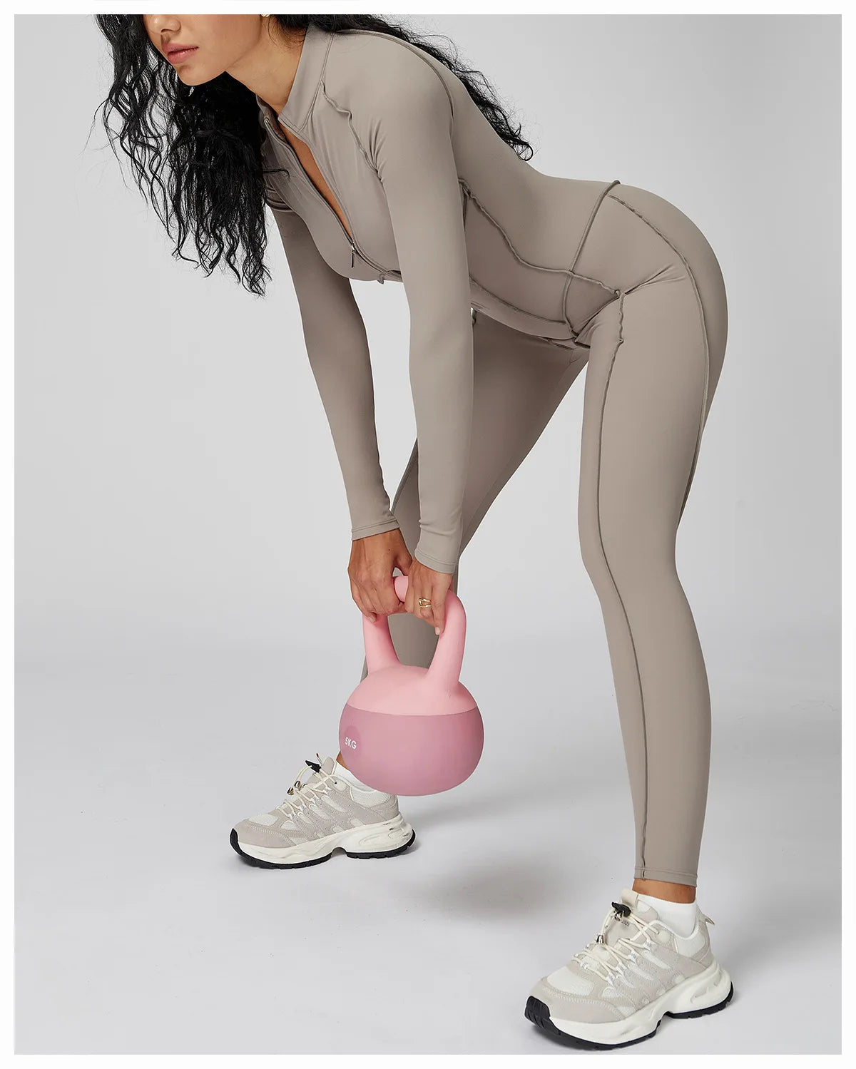 Sexy Rompers Workout Zipper Jumpsuit Long Sleeves Sports Bodysuits Women Gym Running Fitness Suits Gym Tracksuit Sportswear