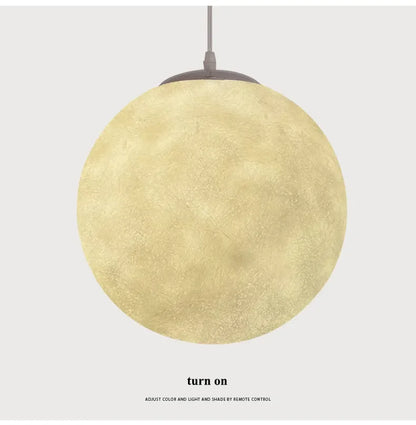 Nordic Moon Led Pendant Lights for Living Room Dining Bedroom Home Decorations Chandelier Cafe Restaurant Hanging Lamp Luminaire