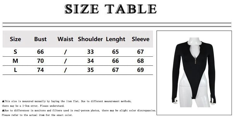 Autumn New Zipper Long Sleeved Jumpsuit High Waist Slimming and sexy Elastic Slim Fit Top Women's Clothing