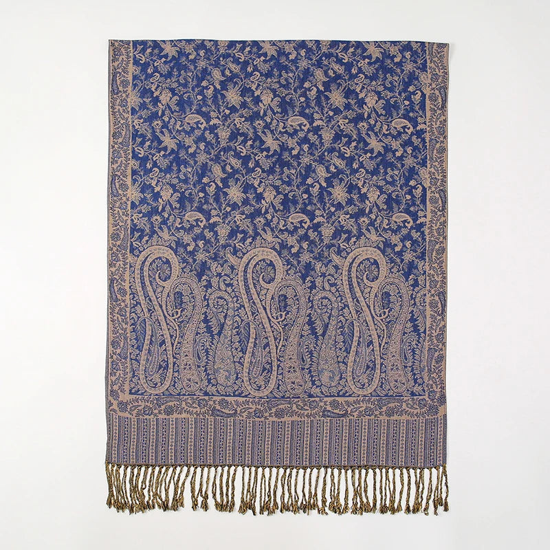 2024 Luxury Brand Cashmere Women Scarf Printed Winter Warm Shawl and Wraps Pashmina Bandana Long Jacquard Paisley Female Foulard