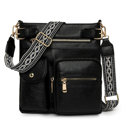 Designer Luxury Handbags 2025 New Vintage Soft Leather Tote Bags For Women Multi-pocket Shoulder Messenger Bags High quality Sac