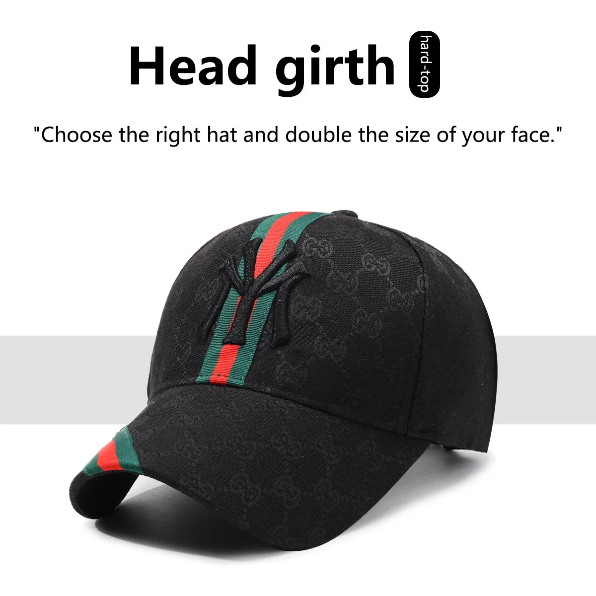 Unisex Letter Embroidery Hip-Hop Hats Outdoor Adjustable Casual Baseball Caps Sunscreen Hat