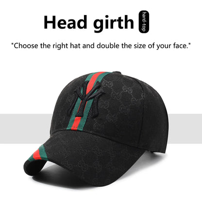Unisex Letter Embroidery Hip-Hop Hats Outdoor Adjustable Casual Baseball Caps Sunscreen Hat