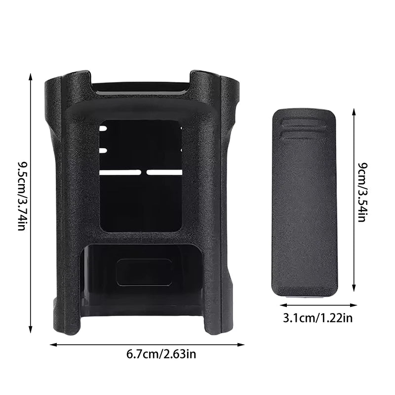 For DM32 Two Way Ham Radio Original UV-32 DM-32 Walkie Talkie Belt Clip Hoster Case UV32 Belt  Belt Holder Case