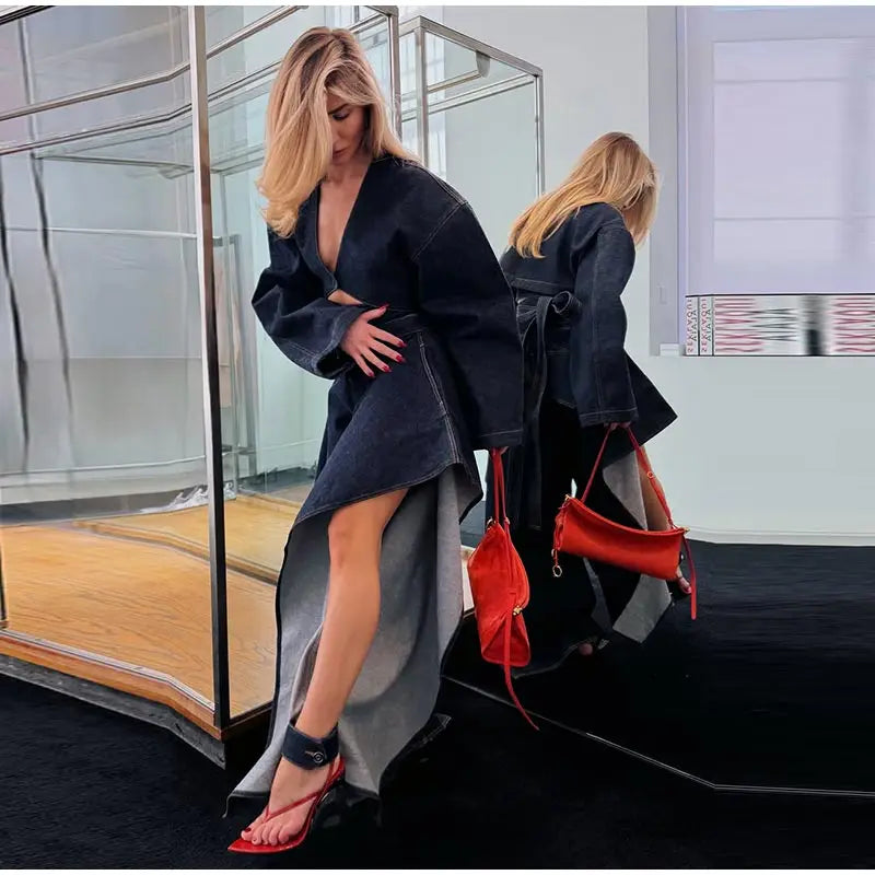 Street Lapel Cropped Coat Shorts Set Women's Solid Single Button Full Sleeve Jackets Ruffles Short Pants 2026 New Lady Outfits