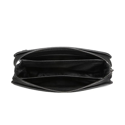 Leather Wallet FL-V1 Men Business Clutch Bag Smart Fingerprint Lock Security Anti Theft Handbag Black Safety Men Wallet сумка 가방