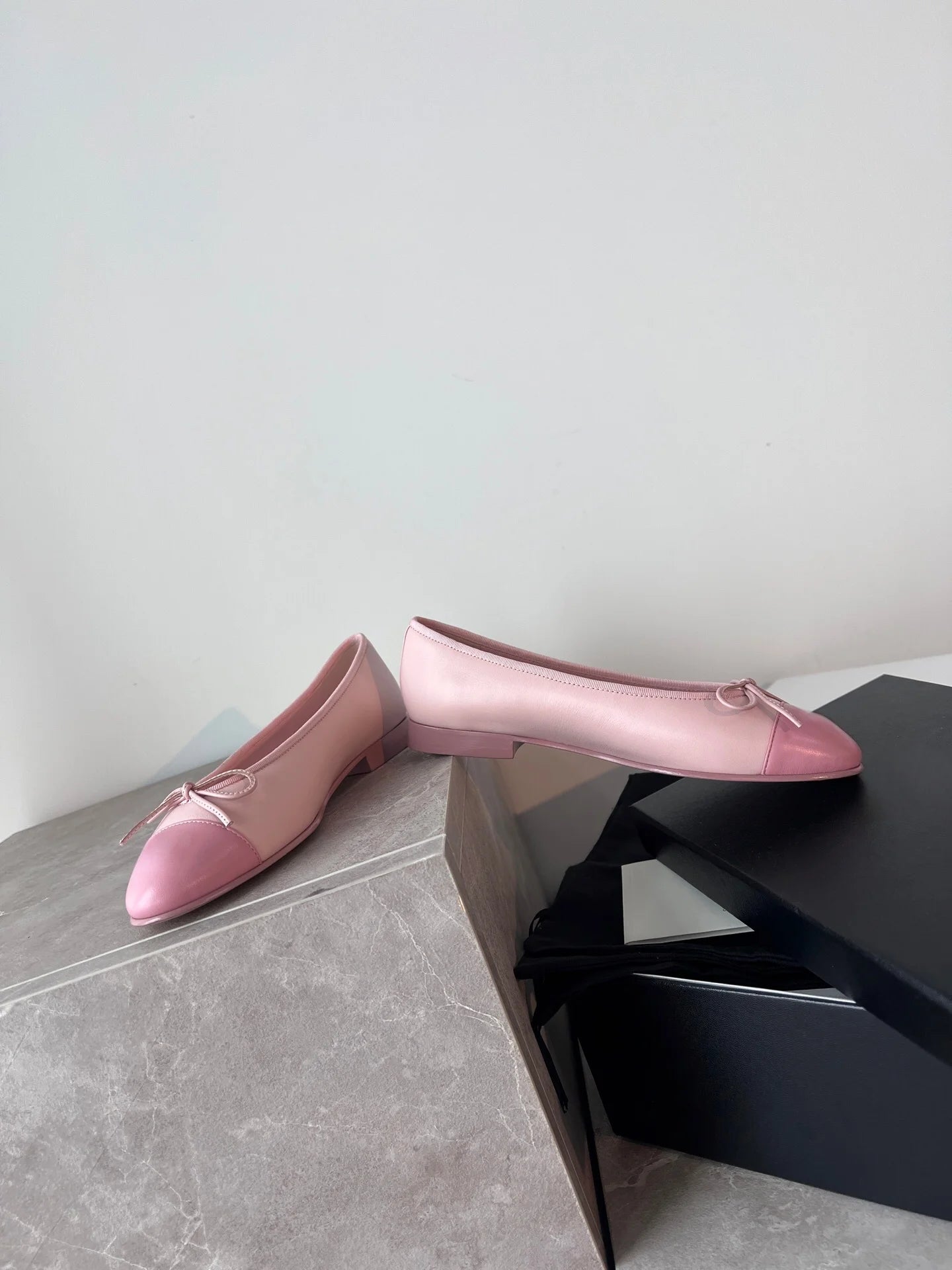 Luxury Brand Women's Low-heel Shoes Casual Bow-Detail Outdoor Hiking Shoes Materials Sheepskin Minimalist Versatile Dance Shoes