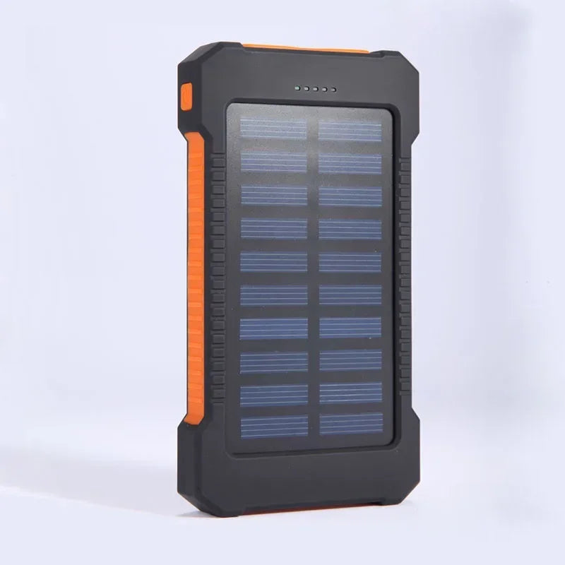 20000mAh Portable Solar Power Bank Waterproof External Battery Backup Powerbank 20000 MAh Phone Battery Charger LED Power Bank